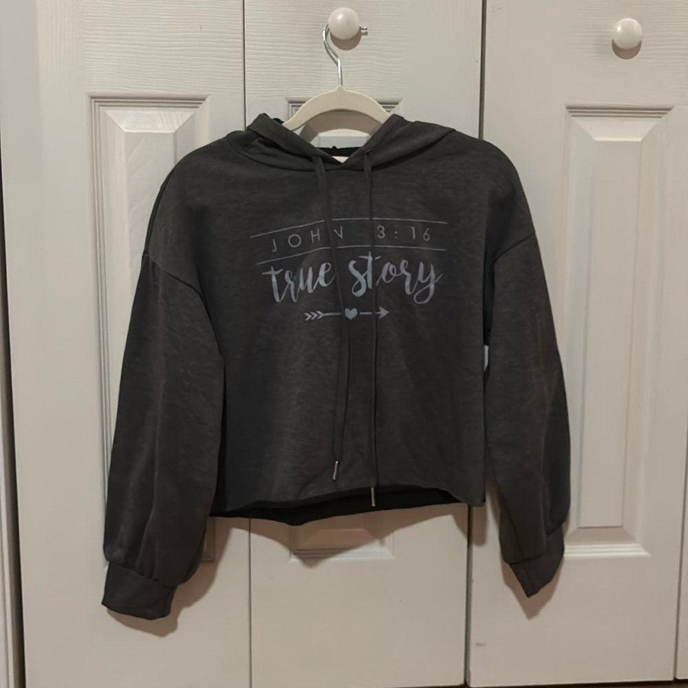 Altar’d State Graphic Cropped Hoodie